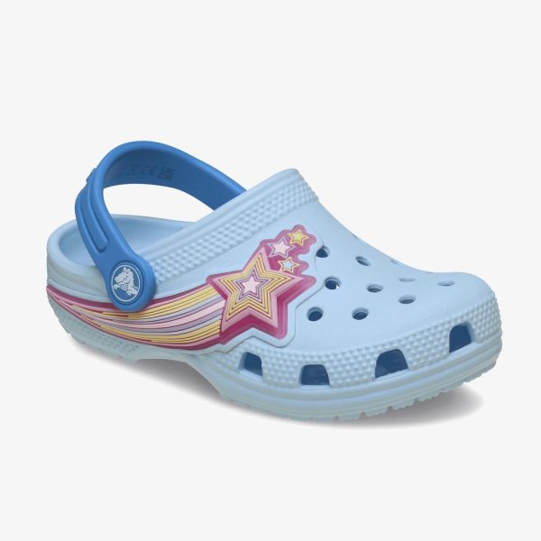Детские тапочки CROCS CLASSIC CLOG STAR LIGHTS BLUE FROST (TD)