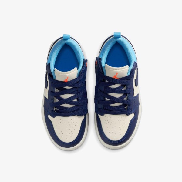 Детские кроссовки JORDAN 1 LOW ALT BLUE VOID / HOT LAVA (PS)