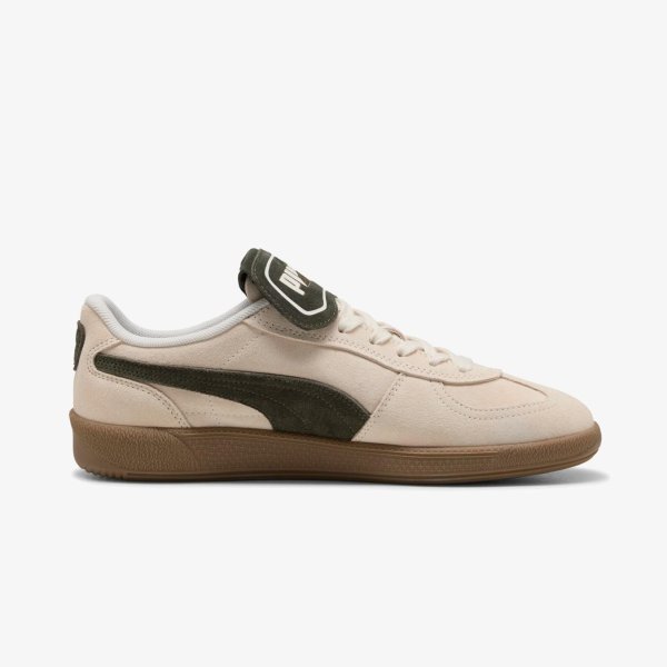 Жіночі кросівки PUMA PALERMO PREMIUM SUEDE ALPINE SNOW / DARK OLIVE